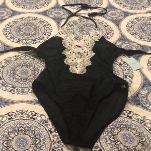One piece bathing suit